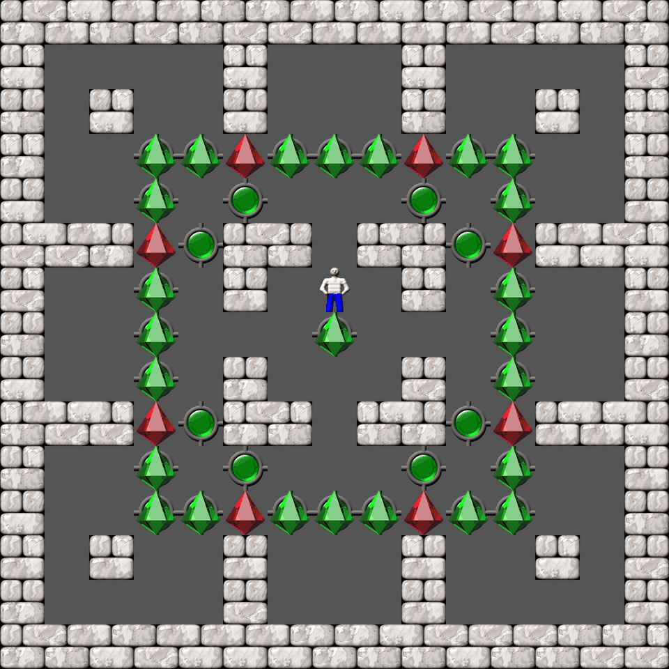 Sokoban Sasquatch 03 Arranged level 23